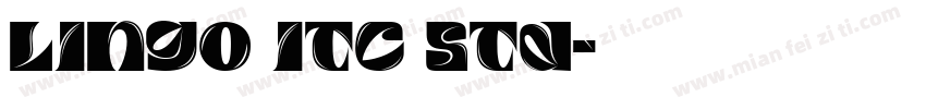 Lingo ITC Std字体转换